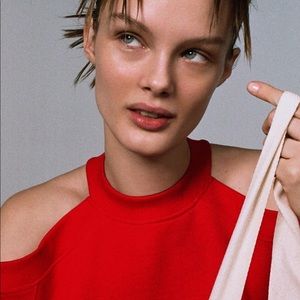 Zara Cut out sweat shirt